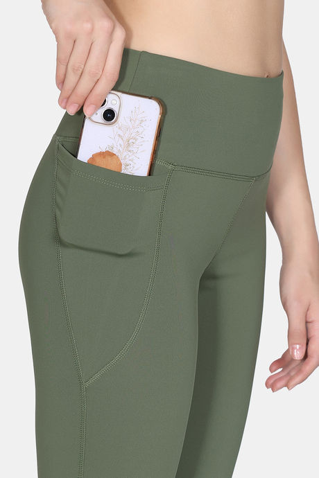 Zelocity Quick Dry Gym Leggings - Four Leaf Clover — image 8